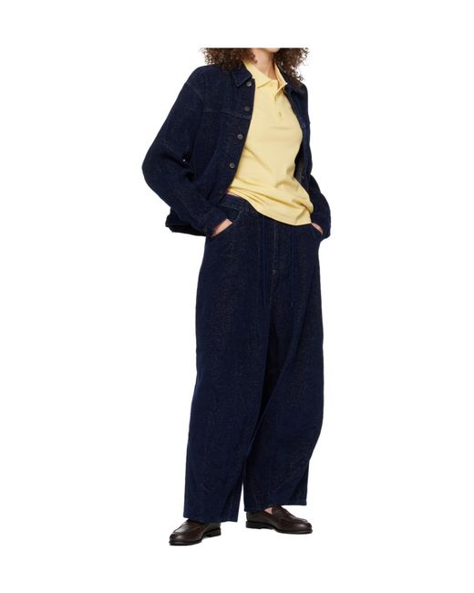 Needles Blue Darts Bottom Collared Casual Jacket for men