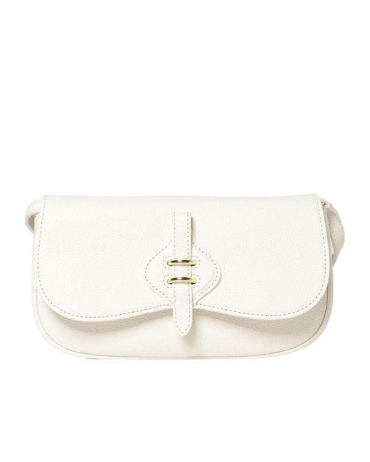 Coccinelle Natural Flap Shoulder Bag