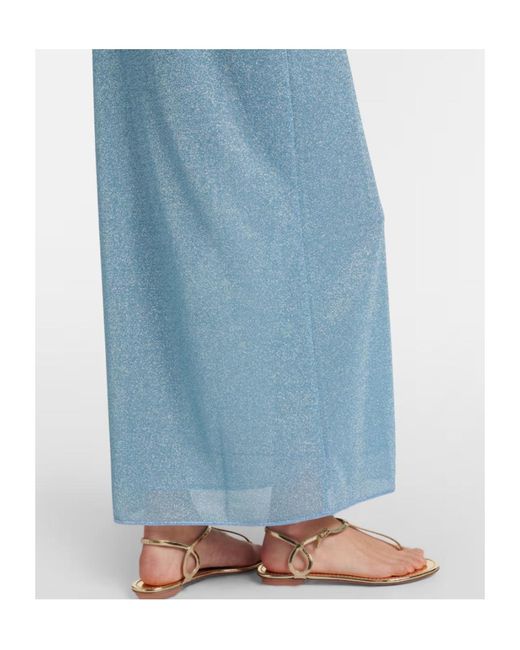 Oseree Blue Spaghetti Strap Dress