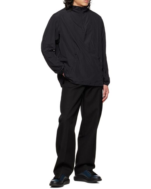 Y-3 Blue Half-Zip Windbreaker Jacket for men