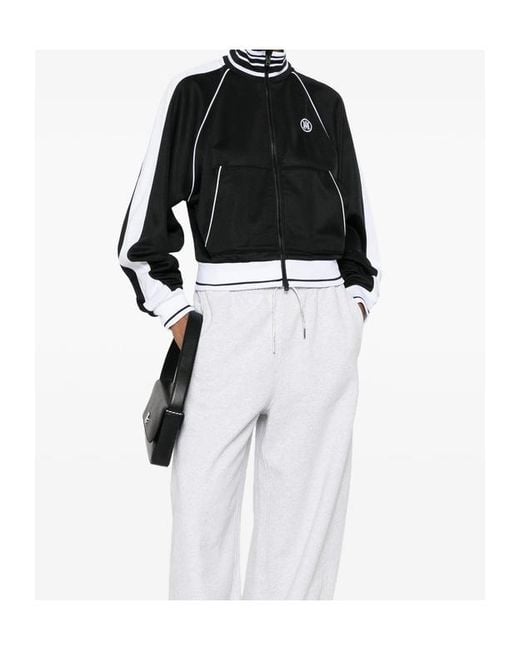 Amiri Black Stripe Trim Zip Sweatshirt
