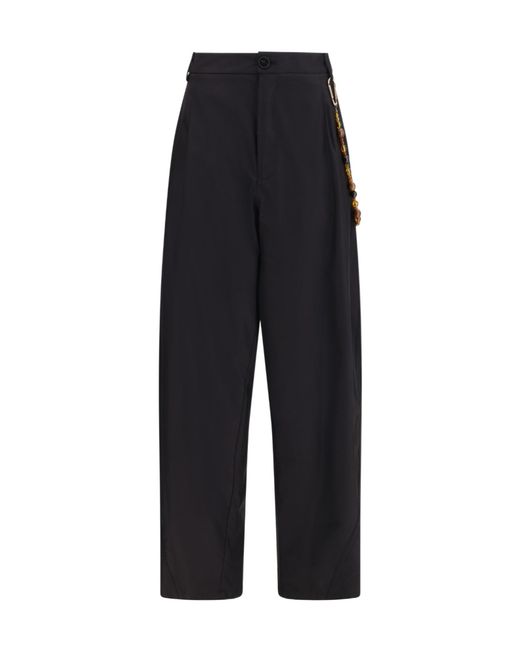 DARKPARK Black Phebe Charm Straight-Leg Pants