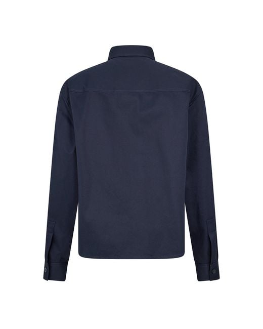 Gucci Blue Collared Button Shirt for men