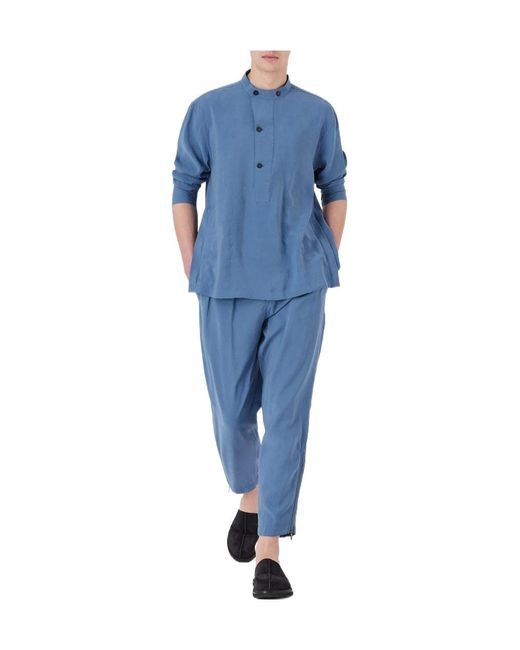 Emporio Armani Blue Long Sleeve Jacket for men