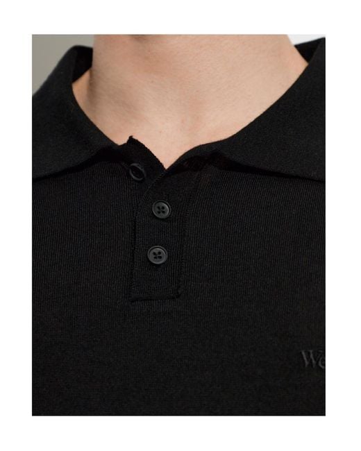 MCM Black X Dj Khaled Knit Polo Shirt for men