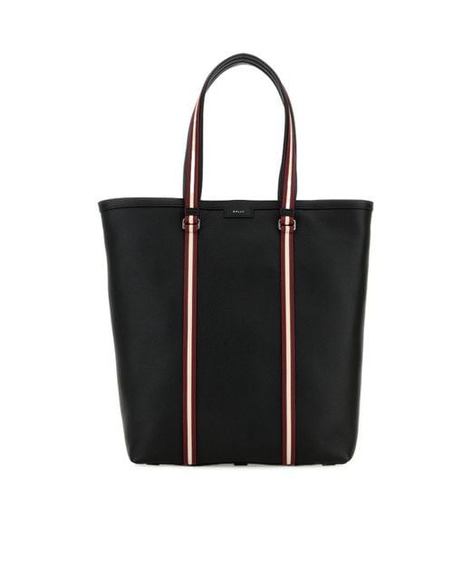 Bally Black Double Handle Tote Bag for men