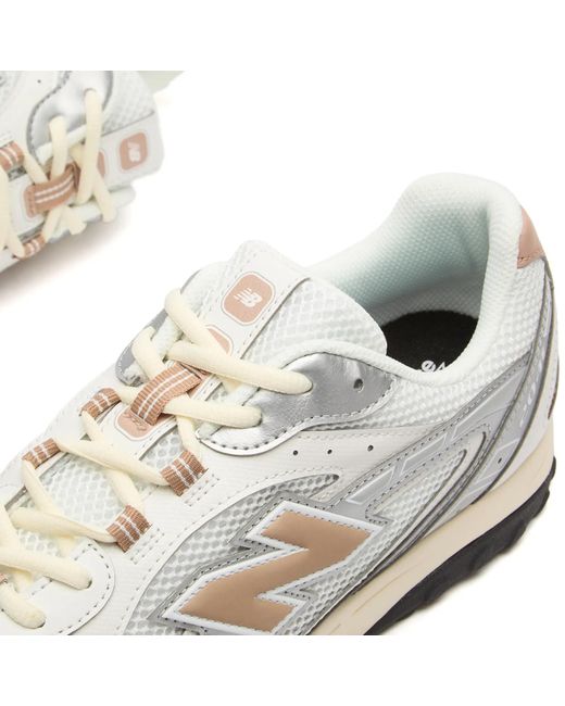 New Balance White 204L Lace-Up Sneakers for men