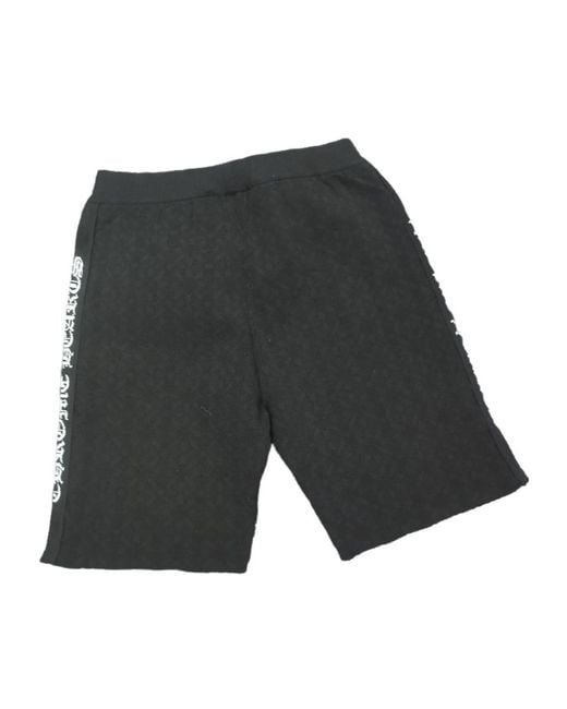 Chrome Hearts Gray Dark Logo Shorts