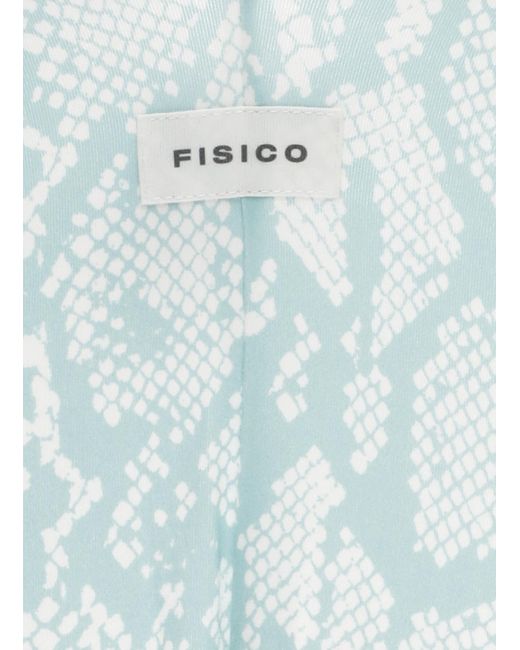 Fisico Blue Sling Swimsuit