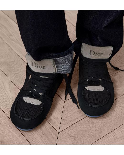 Dior Black Roadie Lace-Up Boot for men