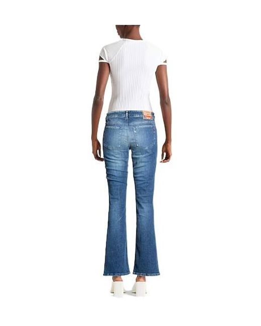 DIESEL Blue Dark Slim Flare Jeans