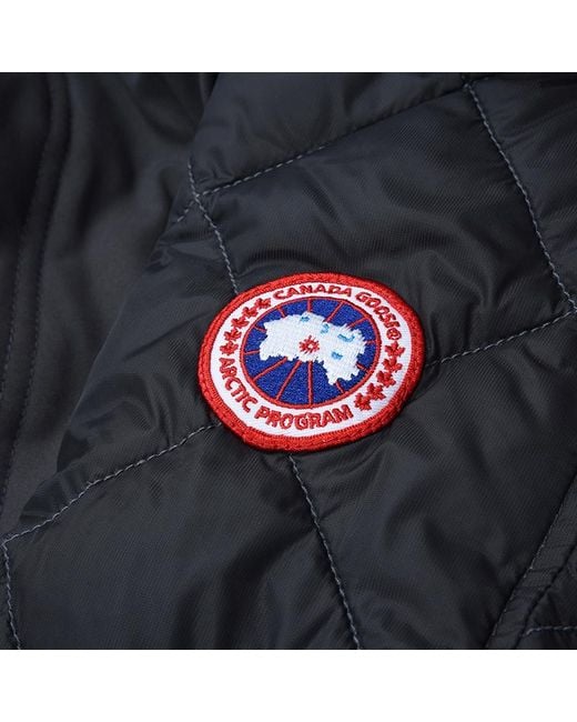 Canada Goose Black Hooded Down Jacket for men