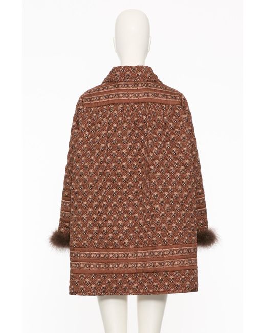 Valentino Brown Long Sleeve Jacket