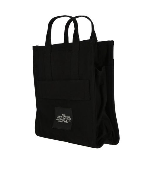 Marc Jacobs Black Logo Printed Handbag