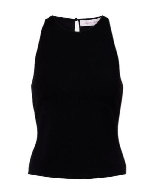 Carolina Herrera Black Knitted Top
