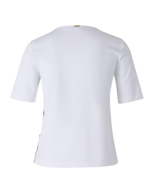 Herno White Short-Sleeved Crewneck T-Shirt