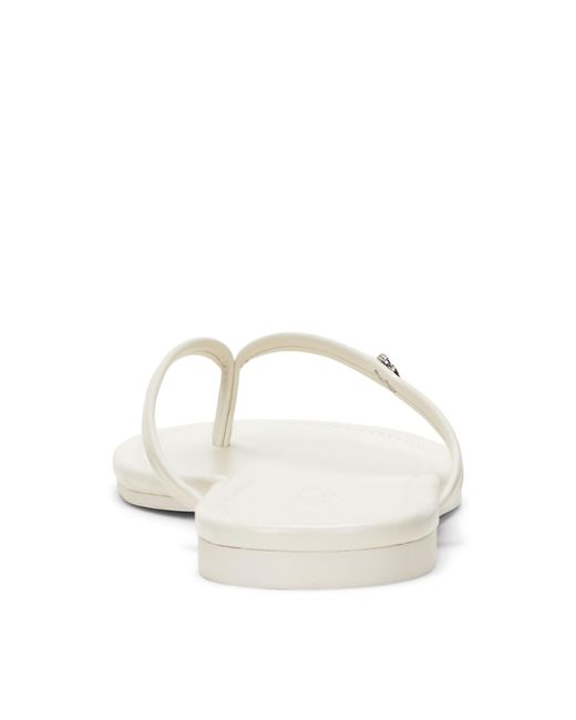 Ralph Lauren White Logo Details Flip-Flops