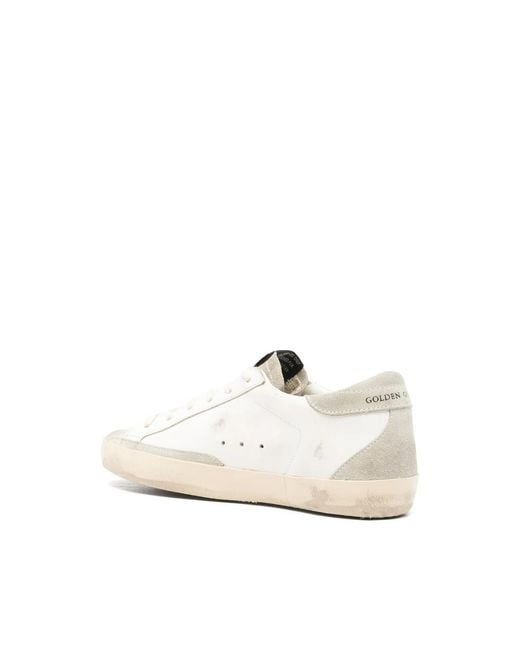 Golden Goose Deluxe Brand Natural Super Star Lace-Up Sneakers