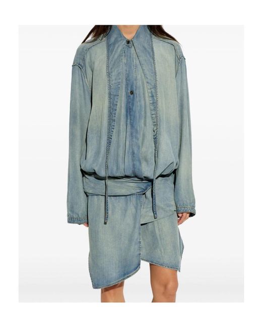 DIESEL Blue De-Tilora- Denim Dress