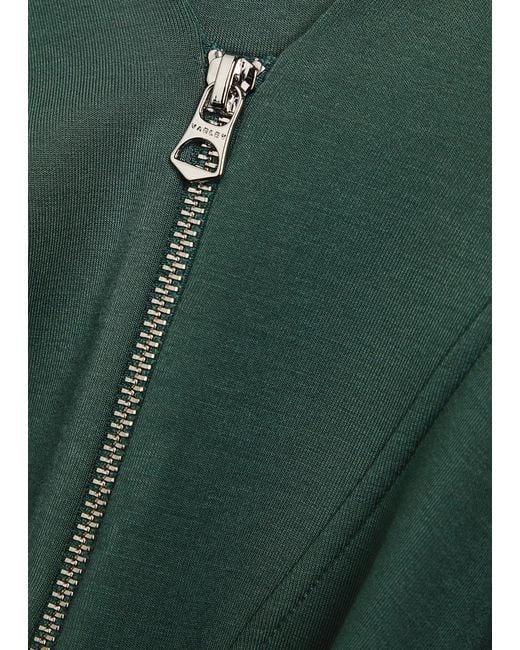 Varley Green Davidson Half-Zip Stretch-Jersey Sweatshirt