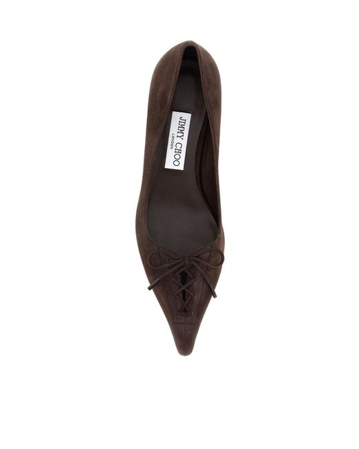 Jimmy Choo Brown Scarlett 50 Pumps