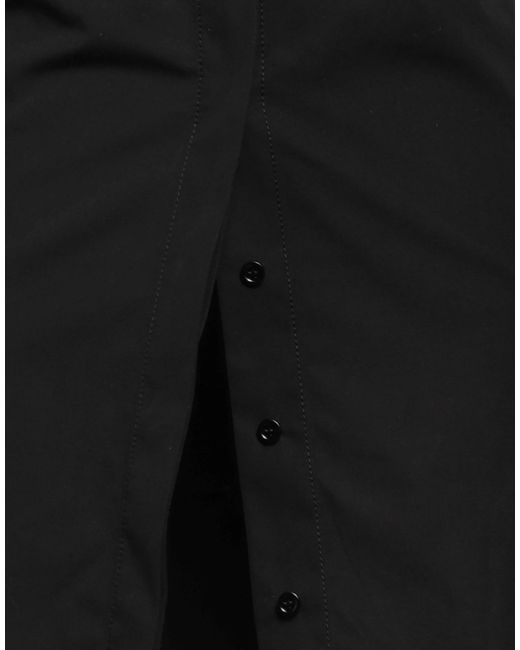 Jacquemus Black Long Solid-Color Shirt