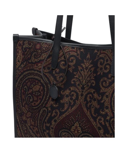 Etro Black Large Love Trotter Bag
