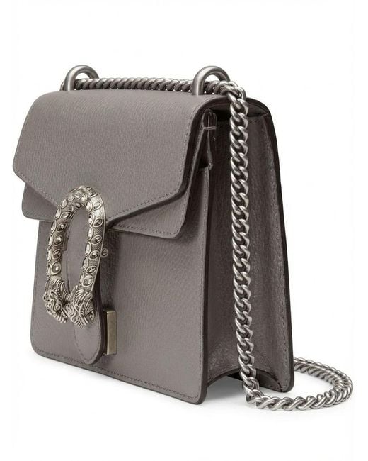 Gucci Gray Dionysus Plaque Mini Bag