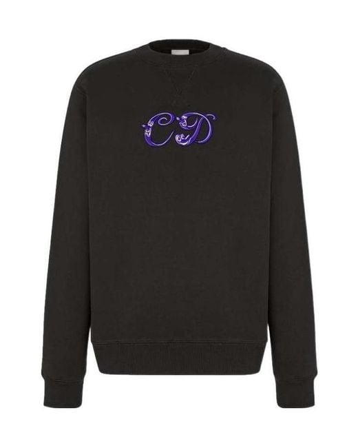 Dior Black Logo Sweater for men