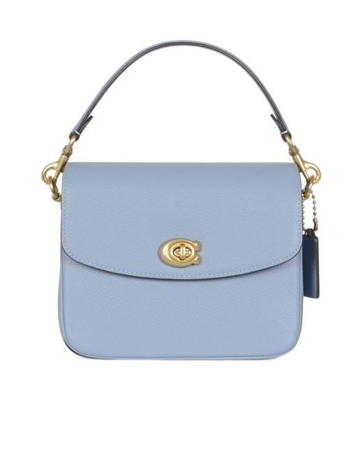 COACH Blue Flap Shoulder Bag