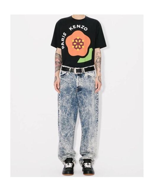 KENZO Black Pop Jersey T-Shirt for men
