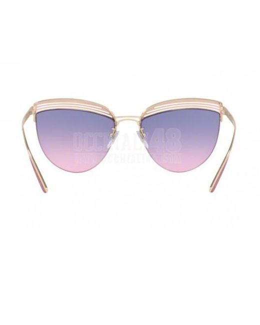 BVLGARI Purple Cat Glasses Sunglasses