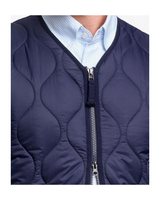 Sebago Blue Plymouth Quilted Gilet for men