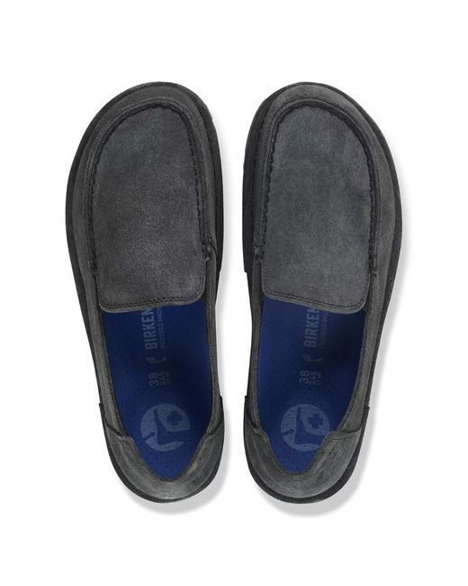 Birkenstock Black Utti Slip On Suede Leather for men