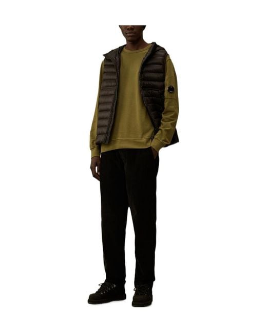C P Company Green Lens Sleeve Sweatshirt