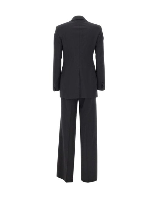 Tagliatore Black Eleniaad Double-Breasted Suit