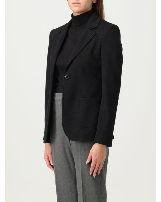 Seventy Black Single-Breasted Blazer