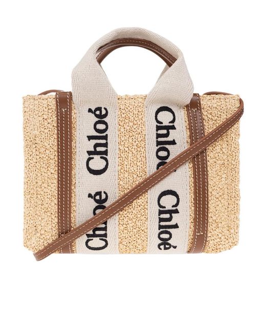 Chloé Metallic Logo Shoulder Bag