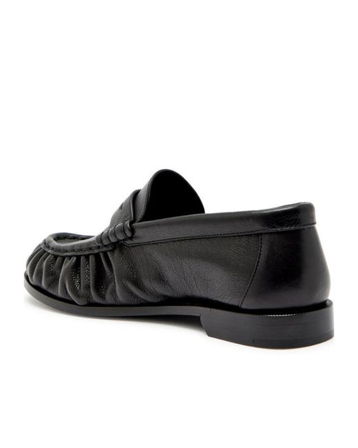 Saint Laurent Black Leather Loafers