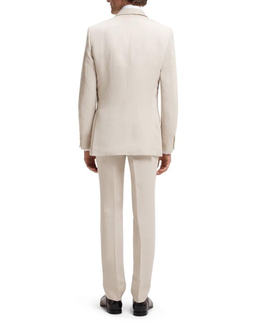 Boss Natural Boss Double-Breasted Tailored Blazer for men