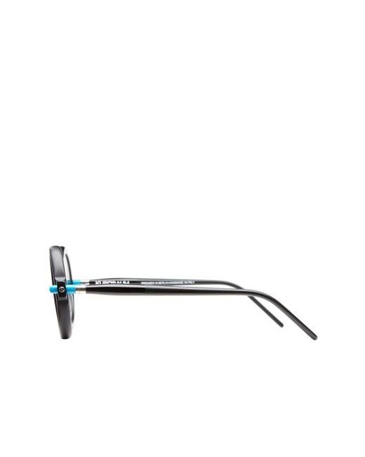Kuboraum Multicolor P1 Round-Frame Glasses for men