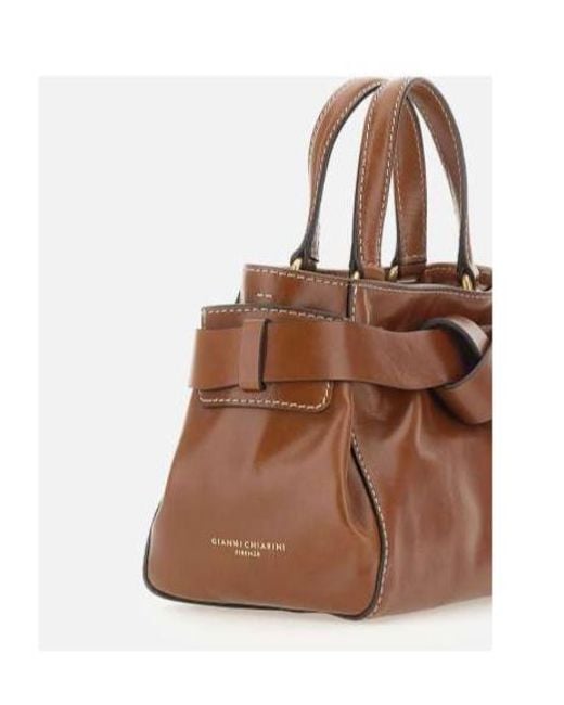 Gianni Chiarini Brown Double-Handled Handbag
