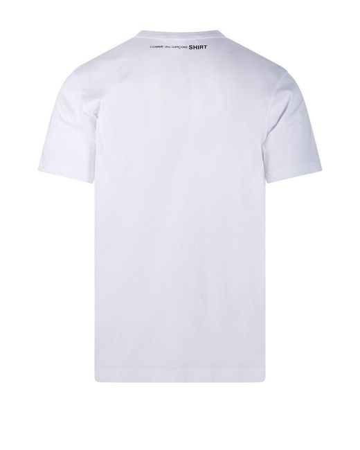 Comme des Garçons White Comme Des Garçons Shirt Fqt 003 Crew Neck T-Shirt for men