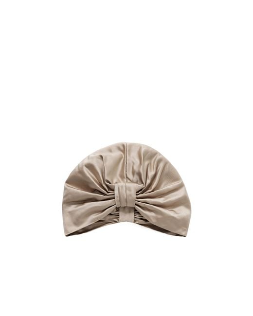 Jennifer Behr Multicolor Sasha Gathered Duchesse-Satin Hair Wrap