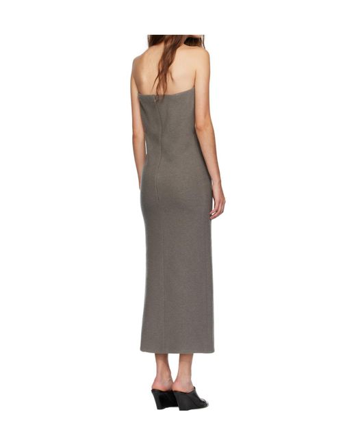 Rier Multicolor Walker Midi Dress With A Corset