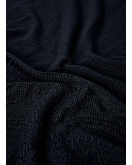Totême  Blue Triangular Folded Bandana Scarf