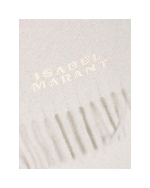 Isabel Marant White Firny Scarf