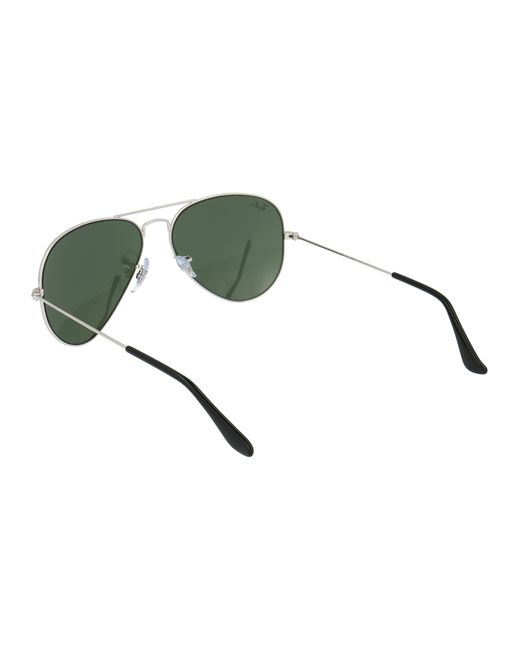 Ray-Ban Gray Aviator Frame Sunglasses