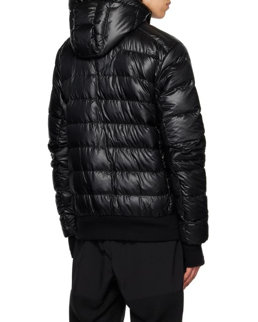Canada Goose Black Crofton Hooded Padded Jacket for men