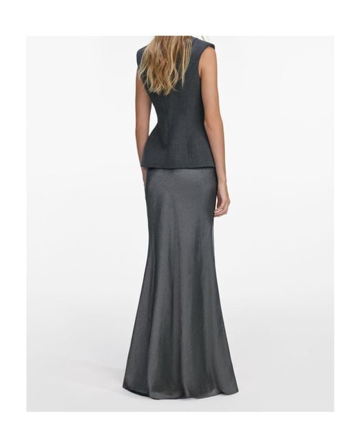 Self-Portrait Black Buttoned Maxi Dress